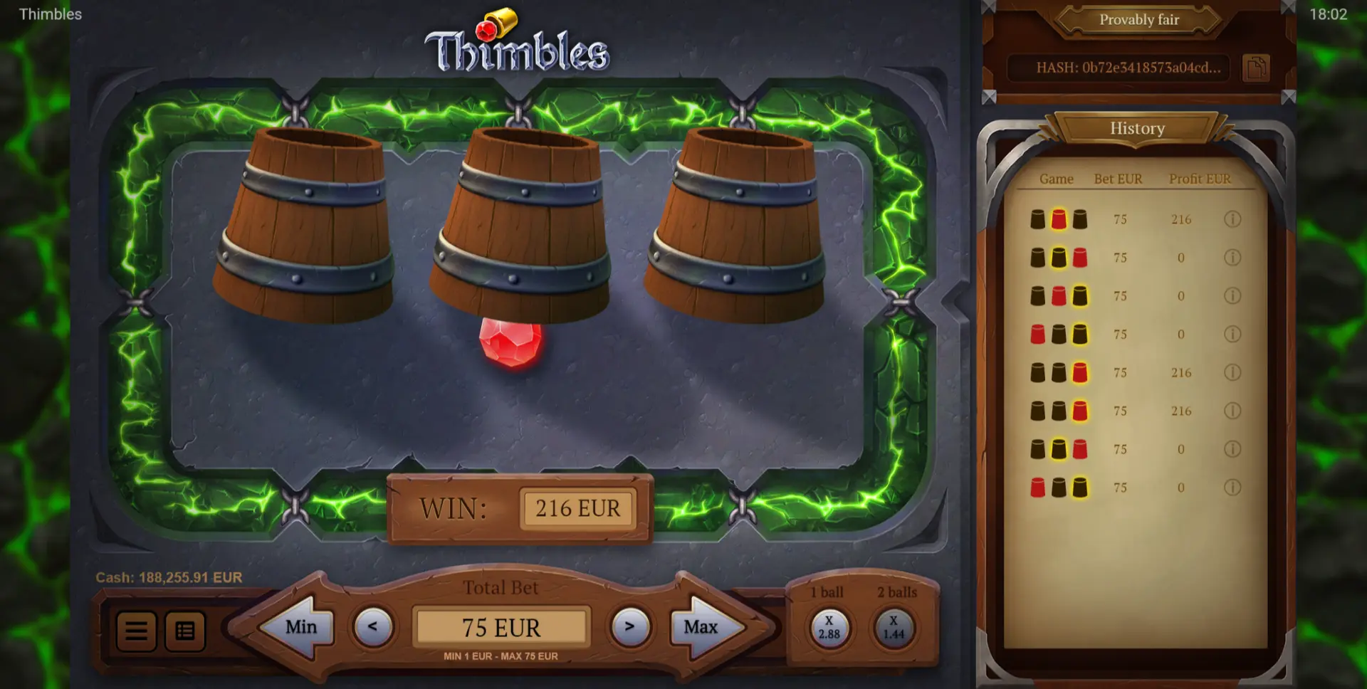 thimbles gameplay